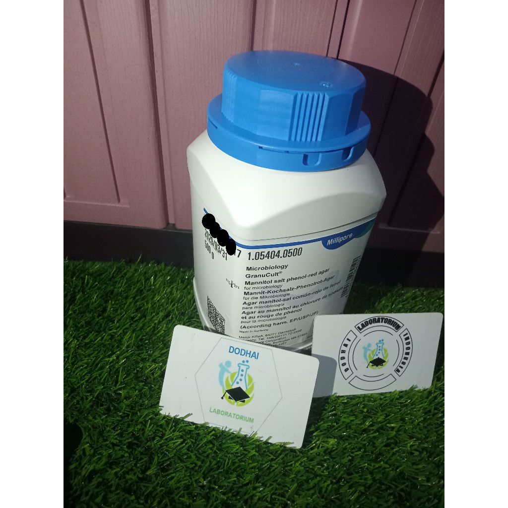 media MSA/ Mannitol Salt Phenol-red Agar eceran per 1 gram