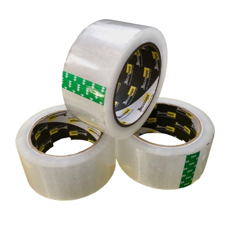 

Isolasi bening 5 cm / lakban transparan 2" / perekat bening 5 cm - Belco