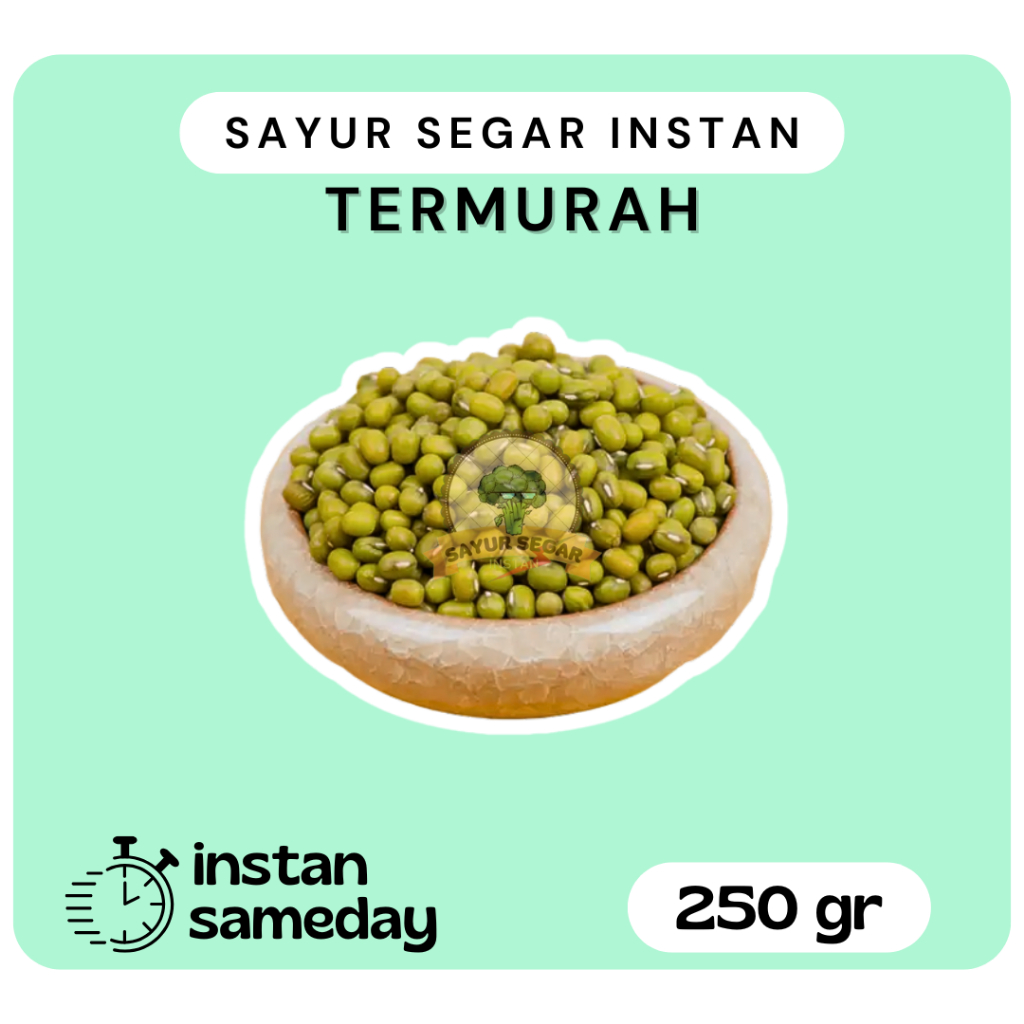 

Kacang Hijau / Kacang Ijo / Biji Kacang Ijo 250gr - Sayur Segar Instan