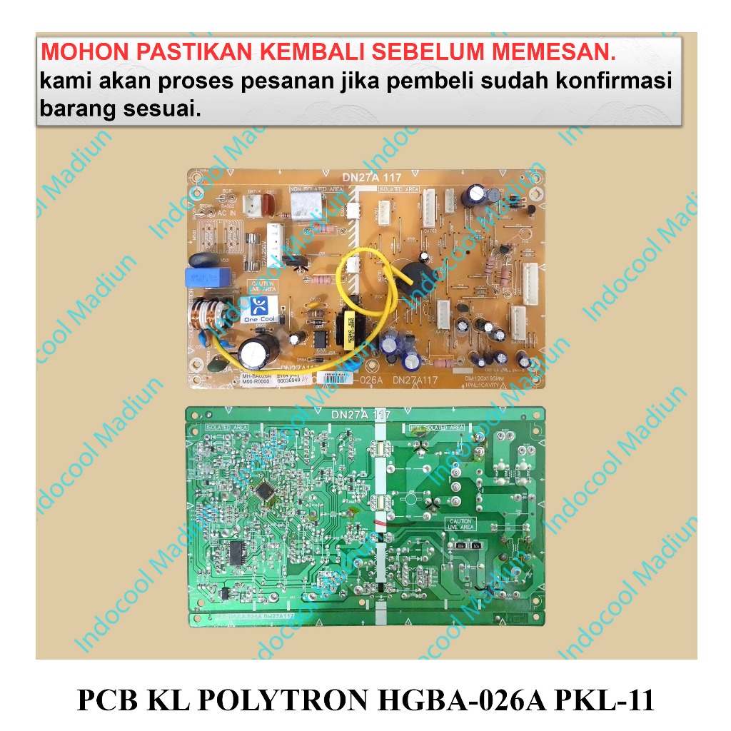 PKL11 PCB BOARD KULKAS / MODUL KULKAS / PCB KULKAS POLYTRON HGBA-026A PKL-11
