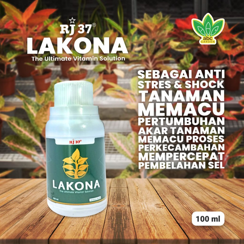 [100ml] Vitamin B1 Lakona RJ 37 untuk Tanaman, Menyembuhkan Tanaman Sakit