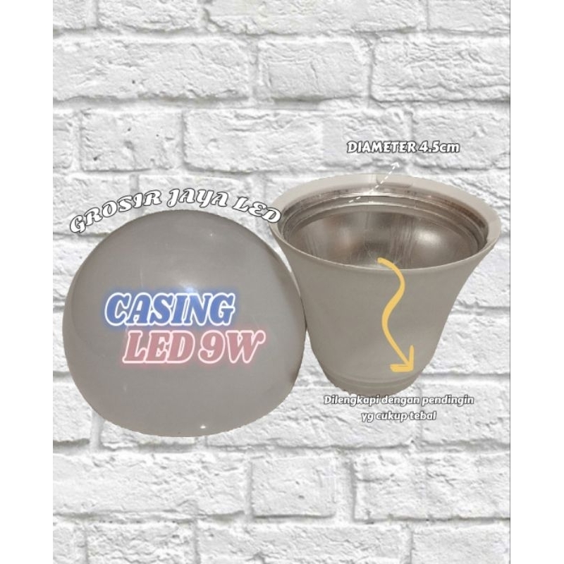 Kap led/casing lampu led/kap lampu led 9w