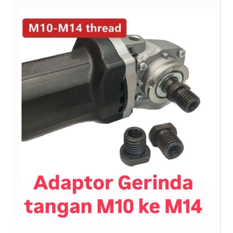Adaptor mur Gerinda Tangan M10 ke M14