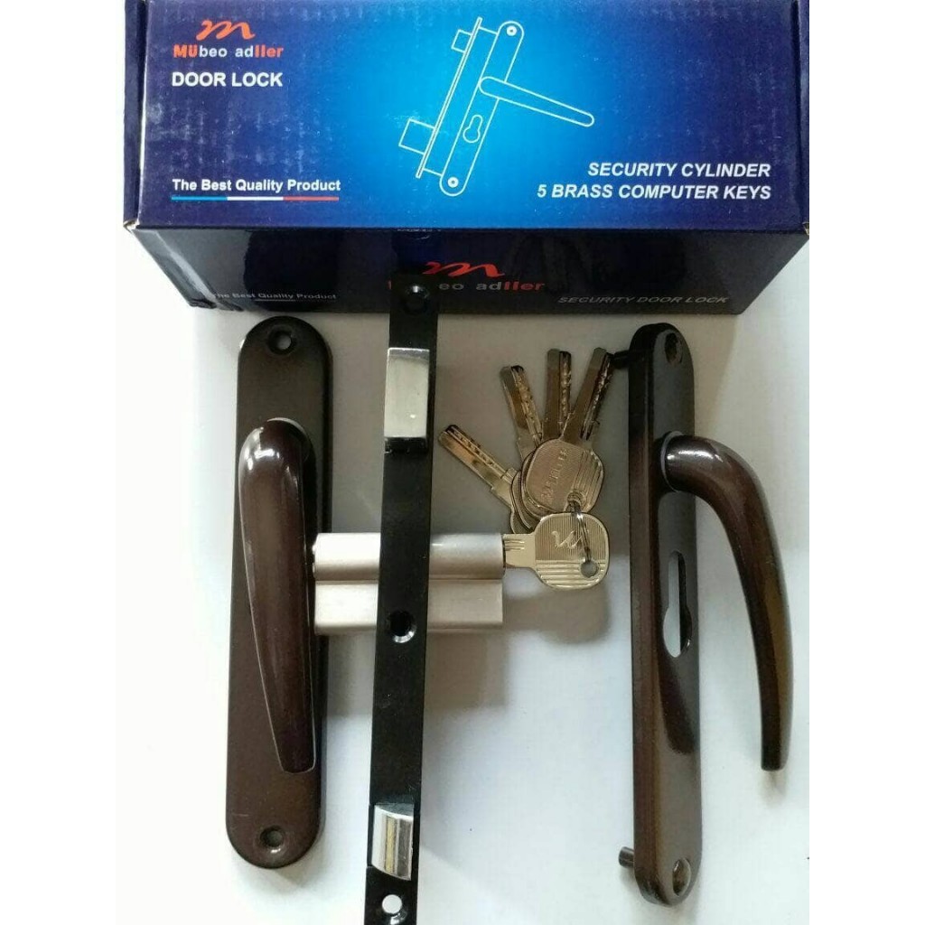 MULLER - Kunci Pintu Kawat Nyamuk Alumunium | Pintu 1 Set Top Kunci