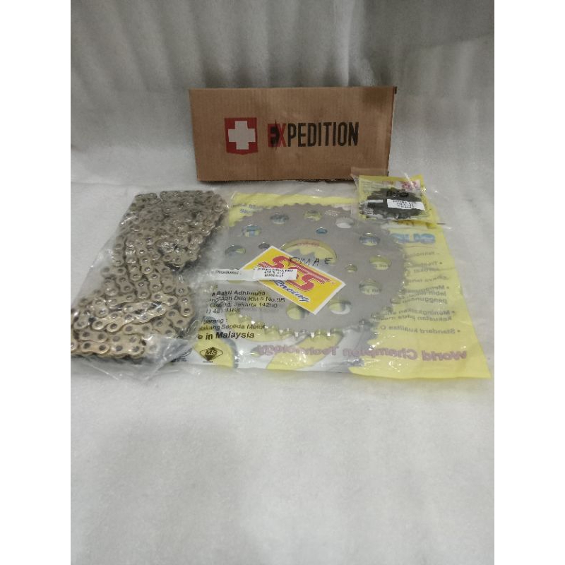 GEAR SET / GIR SET SSS UNTUK MOTOR MEGAPRO NEW / MEGA PRO / TIGER / CBR 150R / SONIC 150 R / VERZA /