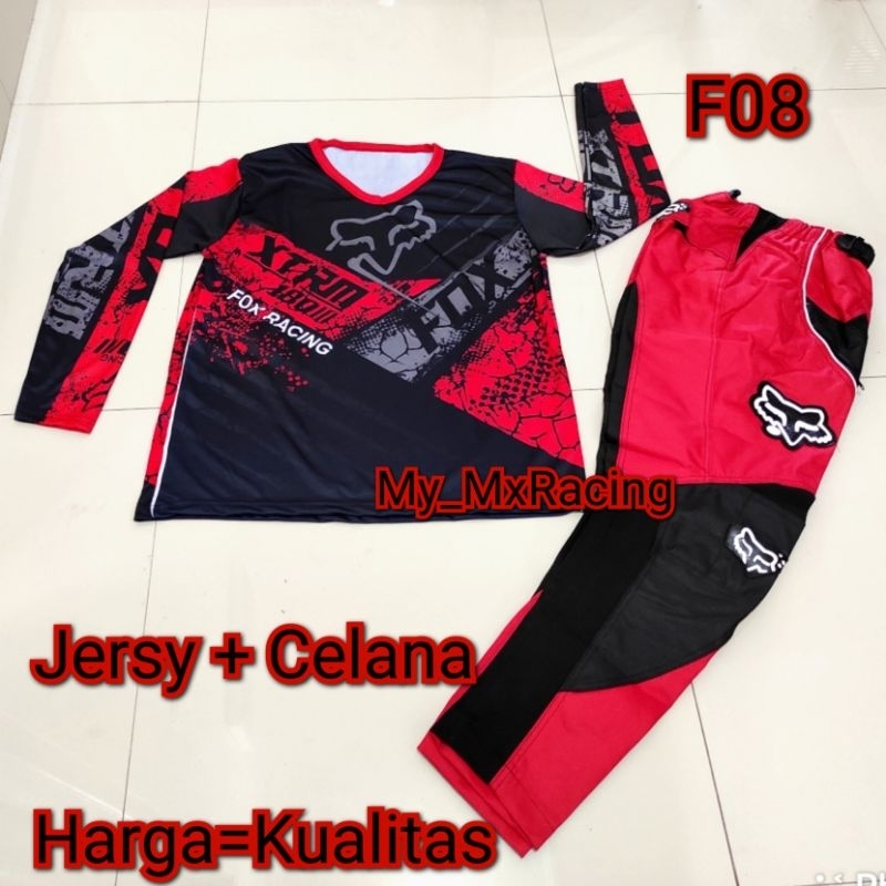 Jerset jersy cross anak atau baju trail anak stelan offroad anak jersey adventure trabas buat anak k