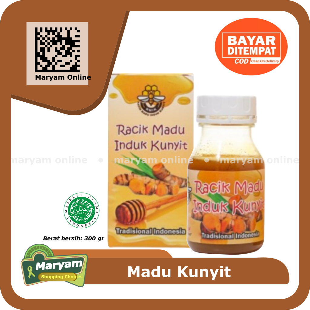 

Racik Madu Induk Kunyit Tradisional Mujarob 300 gr