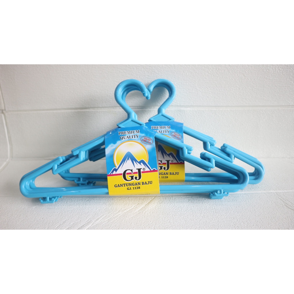 Hanger Gepeng GP Gantungan Baju Isi 12 Pcs GJ