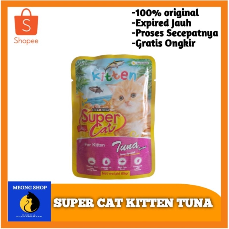SUPER CAT WET FOOD | SUPER CAT POUCH | MAKANAN KUCING BASAH