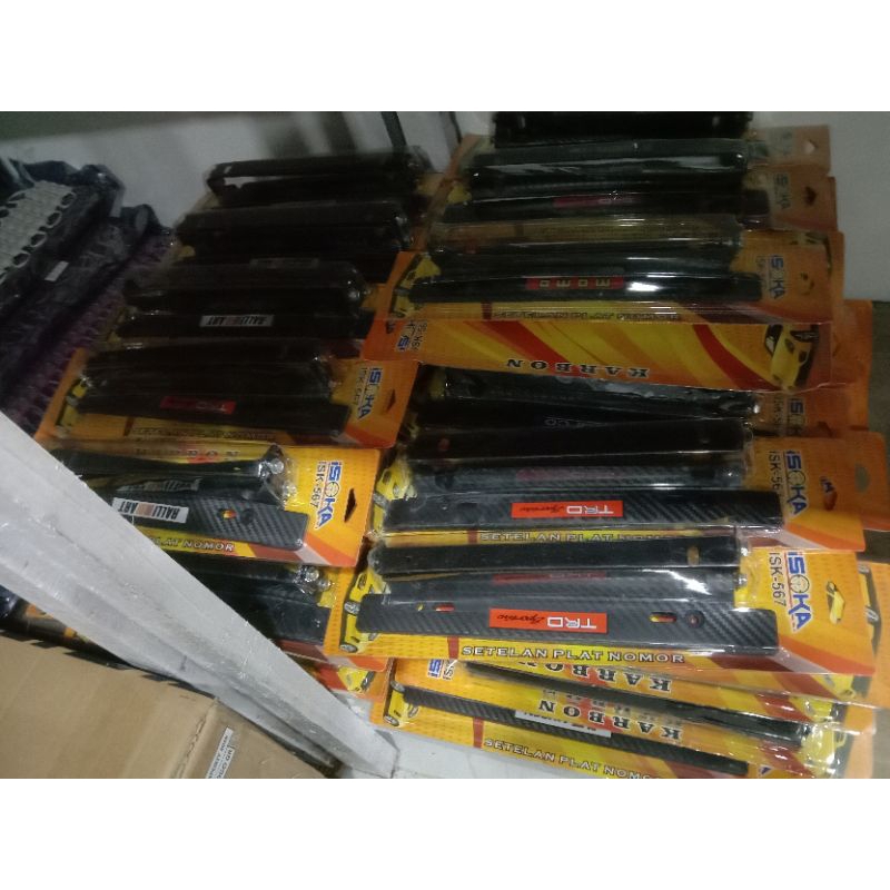 ISOKA stelan plat nomor mobil / gantungan plat nomor / breket plat nomor