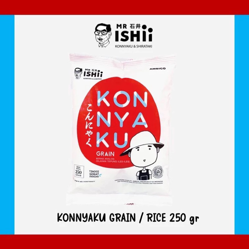 

Mr.Ishii Konnyaku Rice 250gr Shirataki