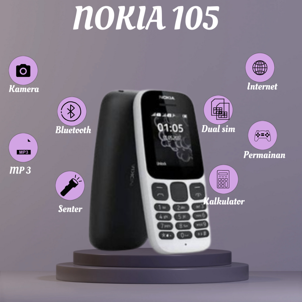 Nokia 105 Ori Hp Jadul Ori Hp Nokia 105 Ori HpJadul Handphone Nokia Jadul Murah Handphone  Nokia 105