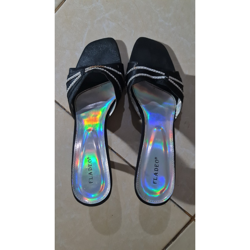 preloved selop heels pesta kondangan
