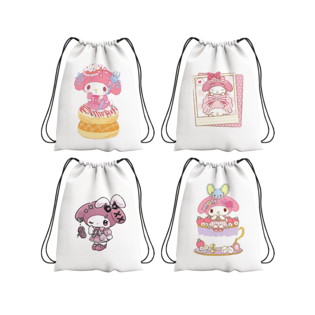 TAS SERUT MELODY- tas serut sekolah tas kece tas korea | Tas Serut - Stringbag - Tas Drawstring - St
