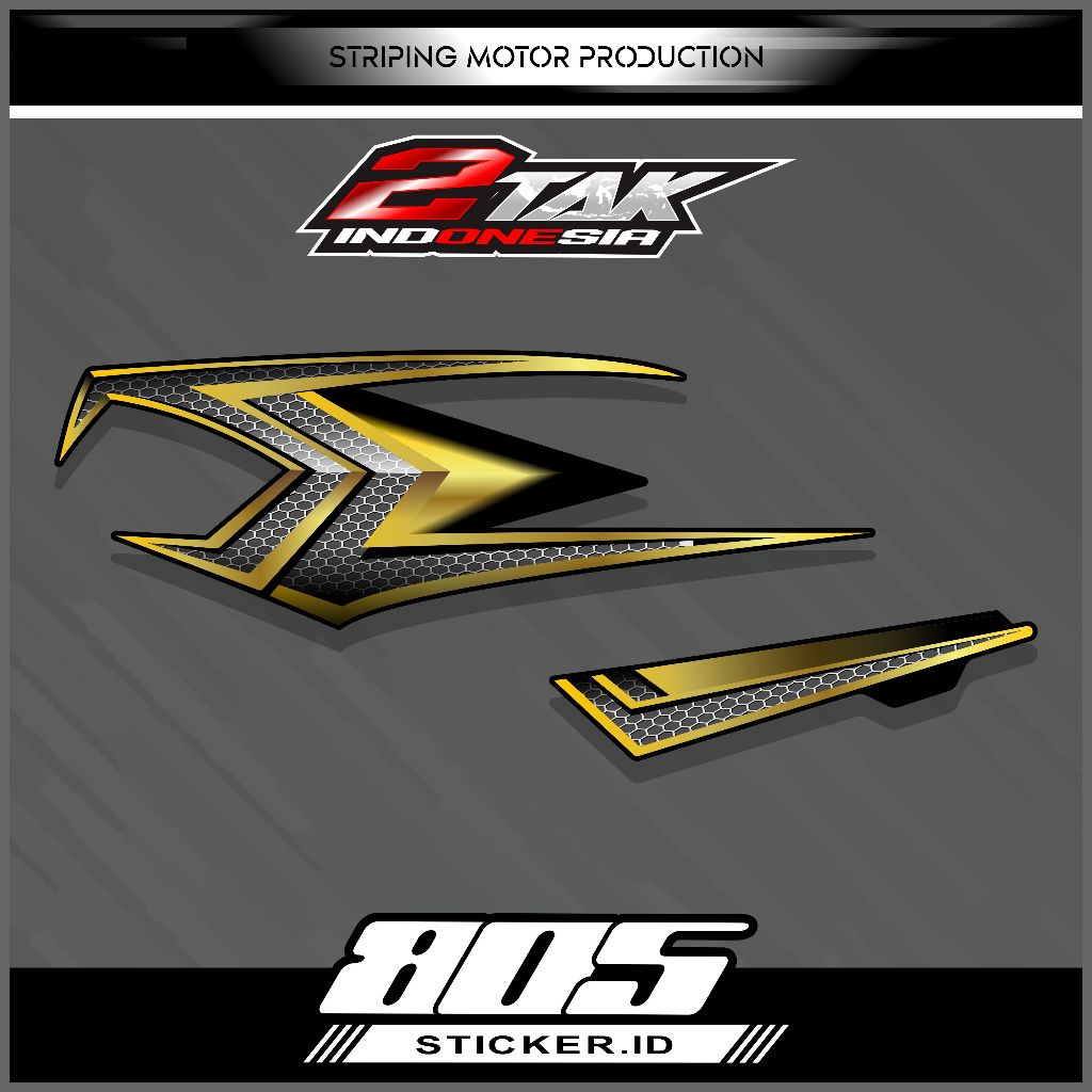 STRIPING RX-KING STIKER RX-KING STRIPING VARIASI RX-KING GOLD GRAFIS KEREN