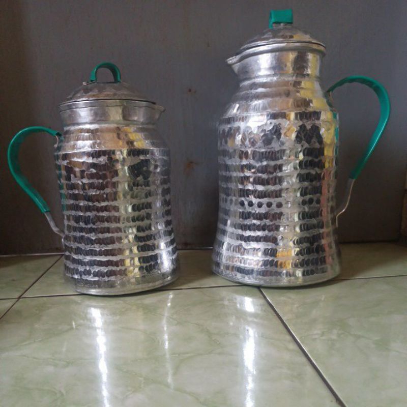 Poci air alumunium batik tebal
