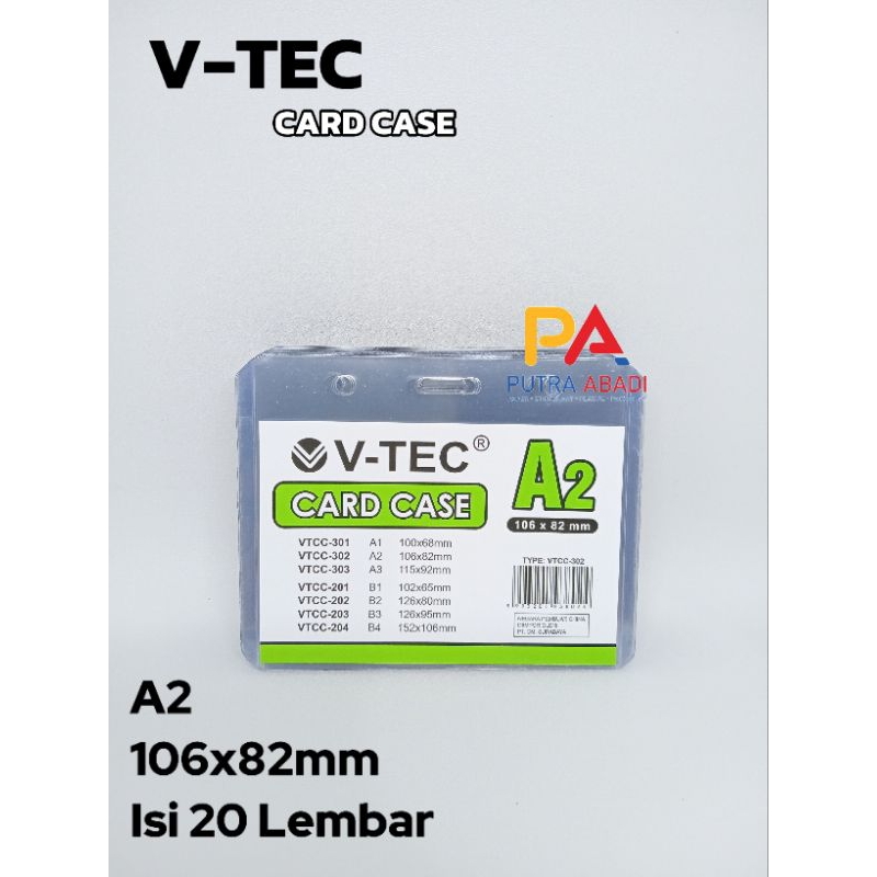 

20 Pcs ID Card Mika V-tec A2 106x82mm Name Tag V-tec A2