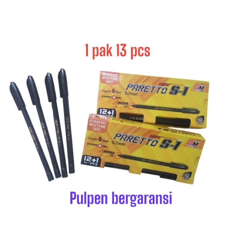 

pulpen GM paretto S-1 per pak isi 13 pcs