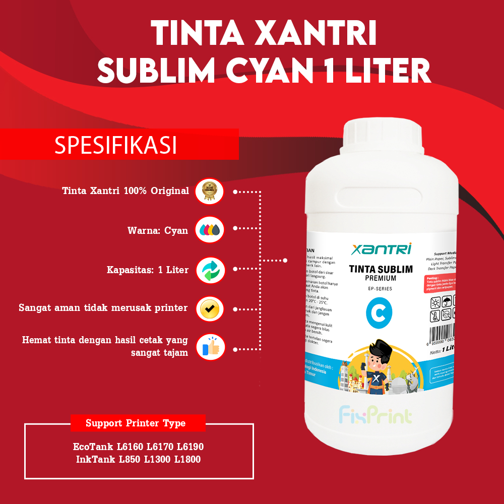 Tinta Sublim Printer Epson 003 Sublimation Ink Sublime L1110 L3110 L3119 L3150 L4160 L5190 MUG KAOS 