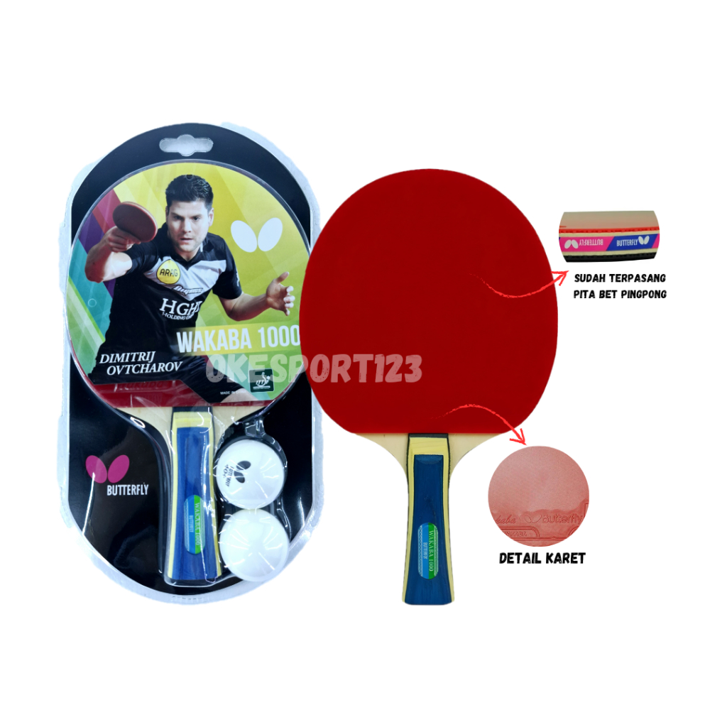 BAD PINGPONG ORI WAKABA 1000 & WAKABA 2000 / BET TENIS MEJA ORI WAKABA 1000 & WAKABA 2000 – Bet Siap