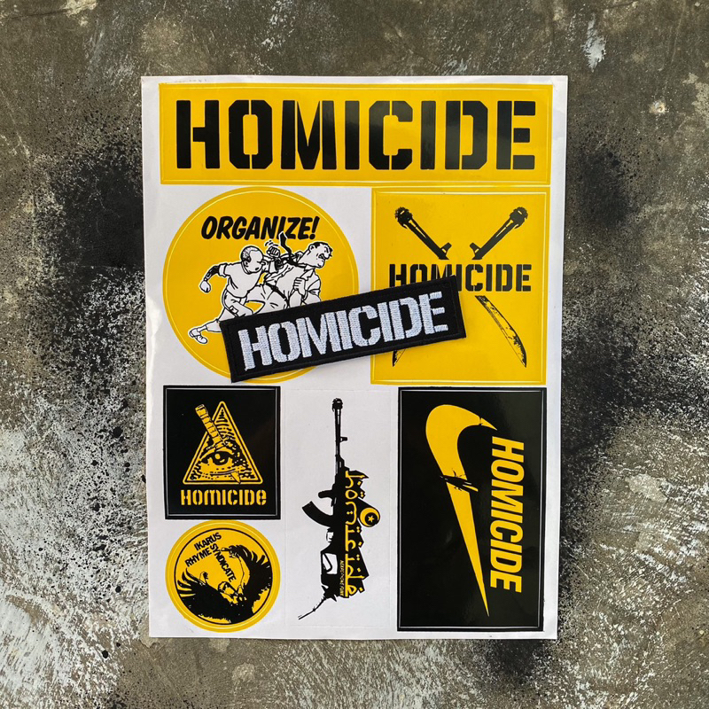 Homicide - Sticker Pack & Patch