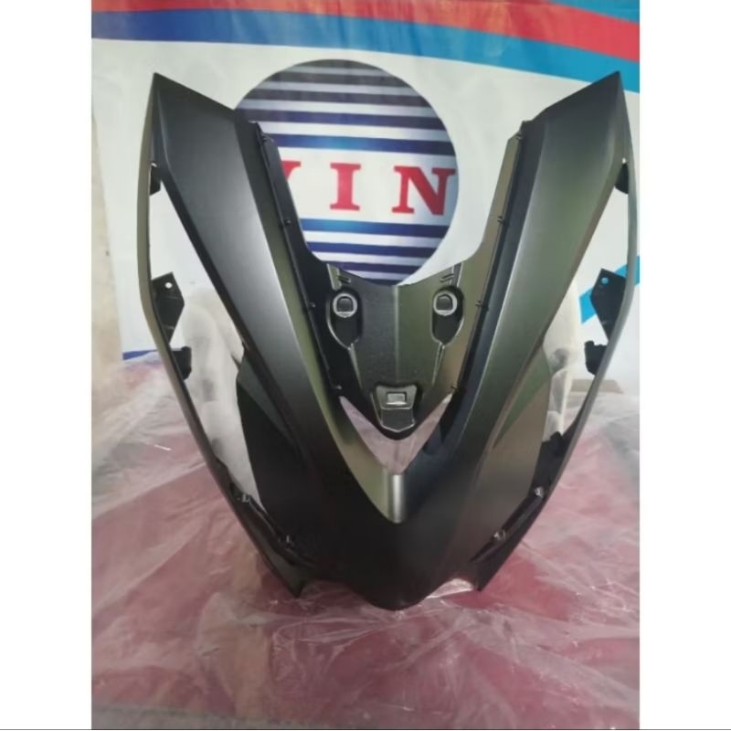 PANEL / TAMENG / COVER BODY DEPAN BEAT DELUXE BEAT STREET WARNA HITAM DOFF WIN TAHUN 2020 2021 2022 