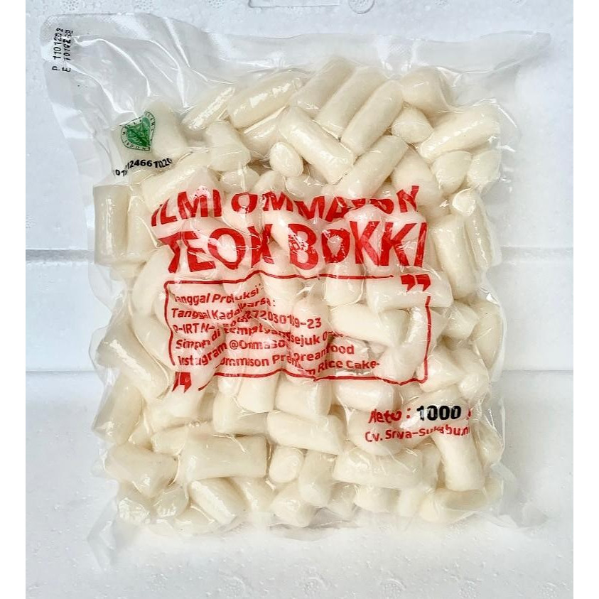 

Ilmi Ommason Teokbokki/Topoki/Rice Cake/Kue Beras Korea 1kg 3.5 cm