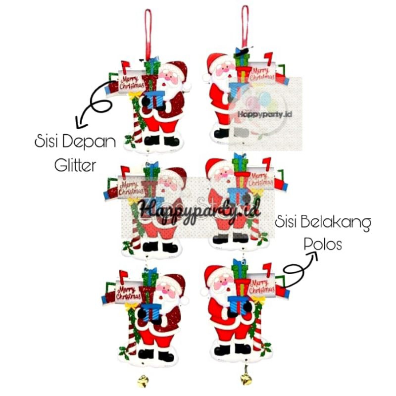 

Gantungan Hiasan Natal Glitter 3 Susun / Xmas Decoration