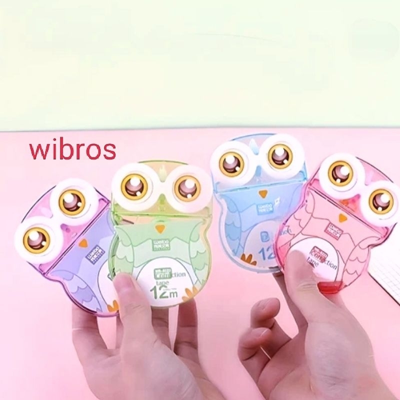 

WEIBO Correction tape motif burung hantu lucu WB-8523