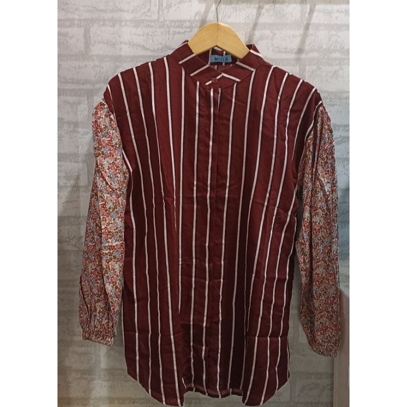 Blouse Moela kombinasi
