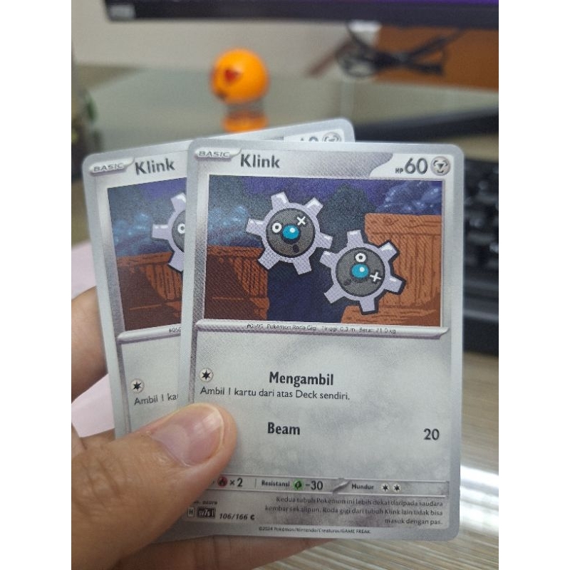 Klink Klank Kartu Pokemon Klink - Klang