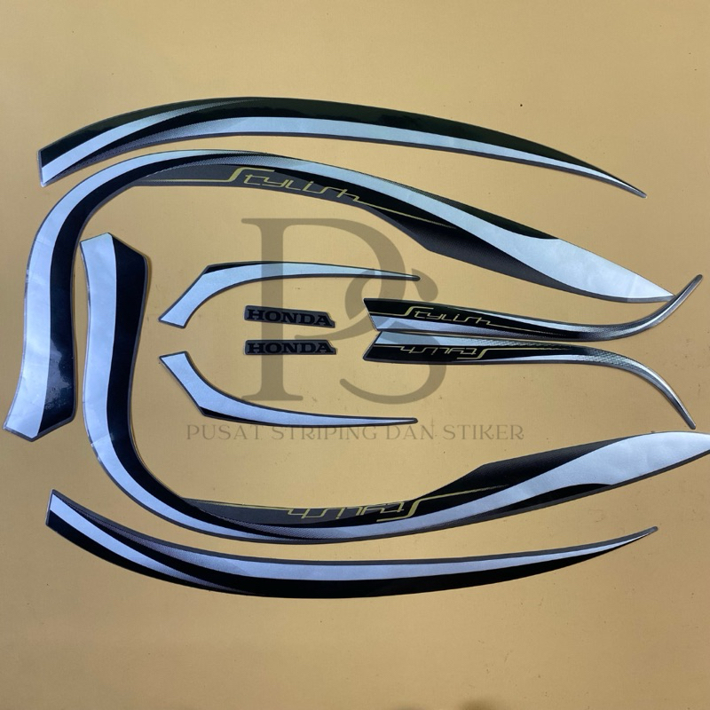 STRIPING STICKER BODY HONDA SCOOPY STYLISH 2022