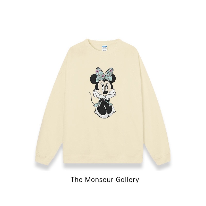 The Monseur Gallery Switer Wanita OversizeThink Mickey Mouse Style Sweater  Oversize Crewneck | Swea