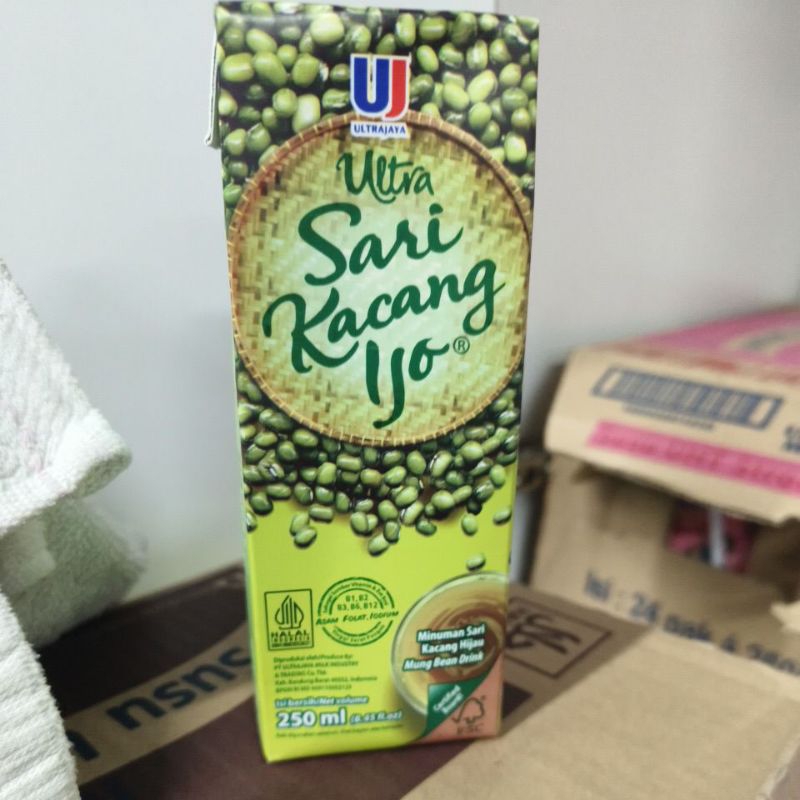 

ultra sari kacang hijau 250 ml