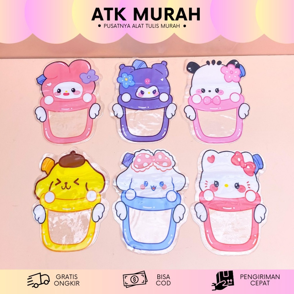 

POUCH MINUMAN SANRIO V2 KP-1553 TEPAK PENSIL CASE TERMURAH COD KADO UNIK