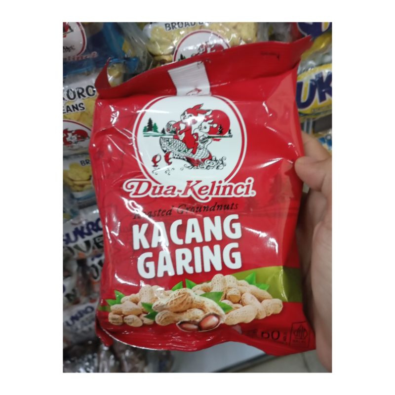 DUA KELINCI KACANG GARING/ GARUDA KACANG KULIT 60GR