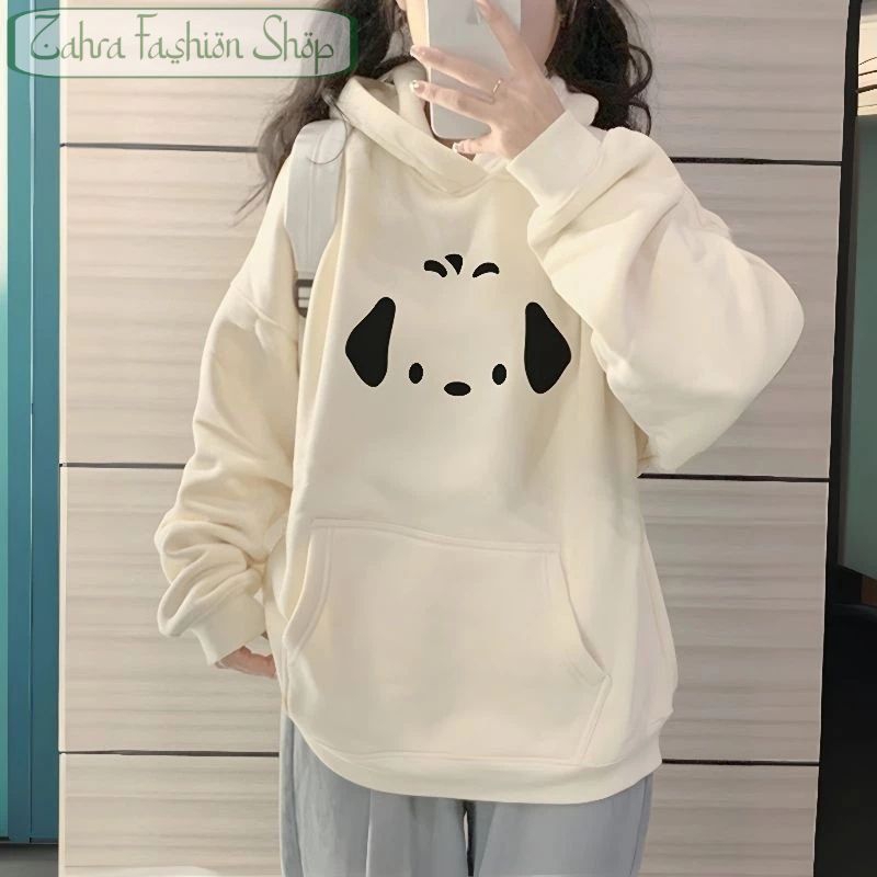 Hoodie Cute Big Size ( S - 6XL ) Jacket Boy Girl Korean Ulzzang PUPPY CUTE CARTOON Oversized M L XL 