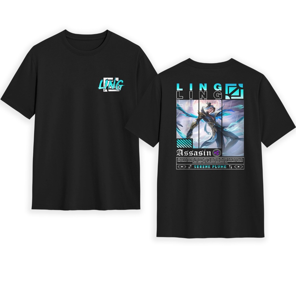 Kaos Mobile Legends  Baju Skin Ling Collector  Kaos Dewasa Pria Wanita Tearu