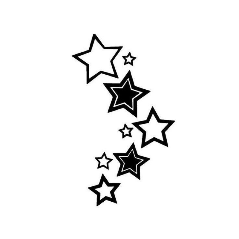 

Stiker kumpulan bintang cutting stiker star
