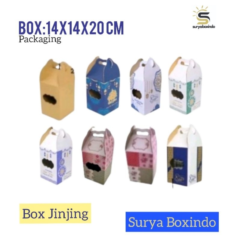 

Box 14x14x20cm /Kardus(KUKER 500 gram isi 3 toples Bulat )/idul fitri/Lebaran/kue kering