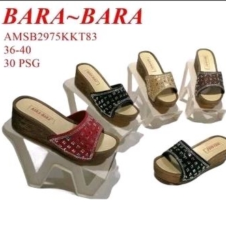 sandal BARA-BARA wedges wanita terbaru