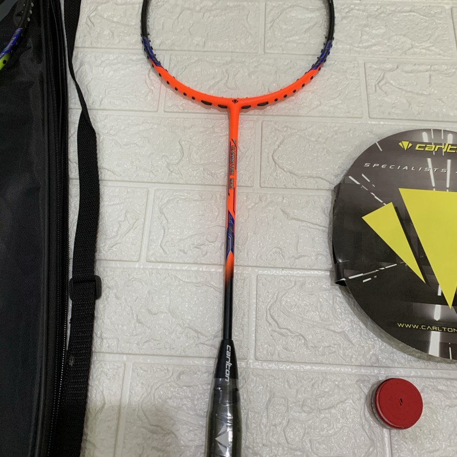 Raket Badminton Carlton Carbotec 1000/1100/1200/1300+Senar Yonex Bg66