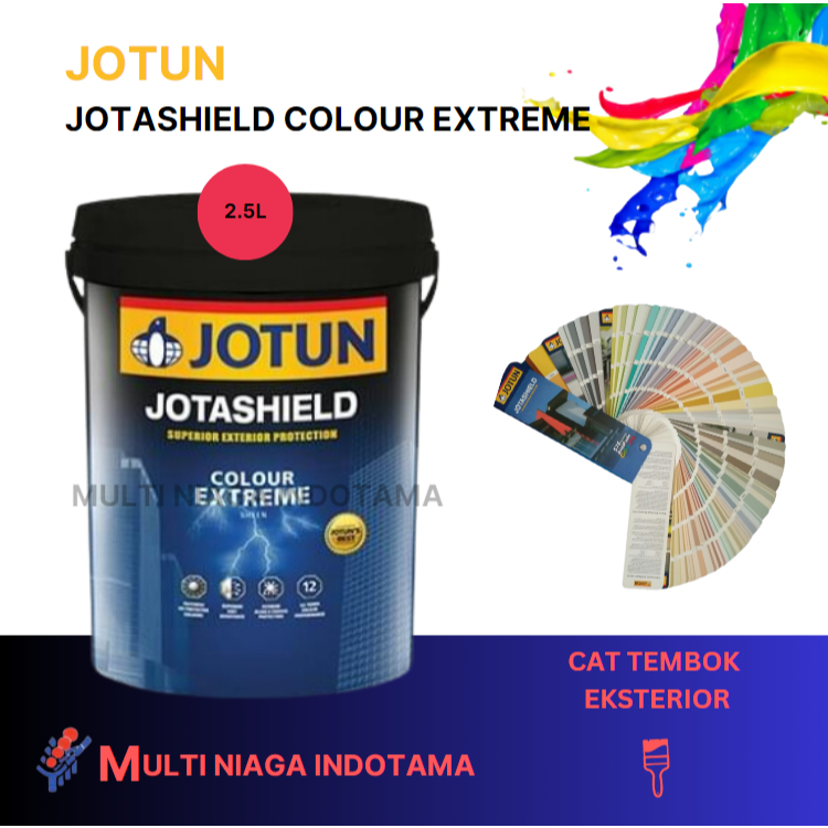 JOTUN JOTASHIELD COLOUR EXTREME [2.5L/3.5KG] KHUSUS BRILLIANT WHITE / CAT DINDING EKSTERIOR