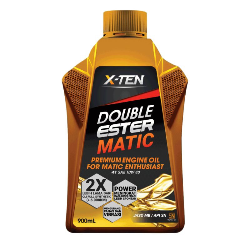 Oli Xten 10W40 900ml Double Ester Matic Yamaha NMAX Aerox Moge Synthetic Oil