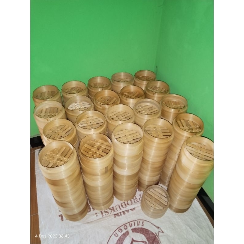 klakat bambu dimsum 13cm / 50pcs