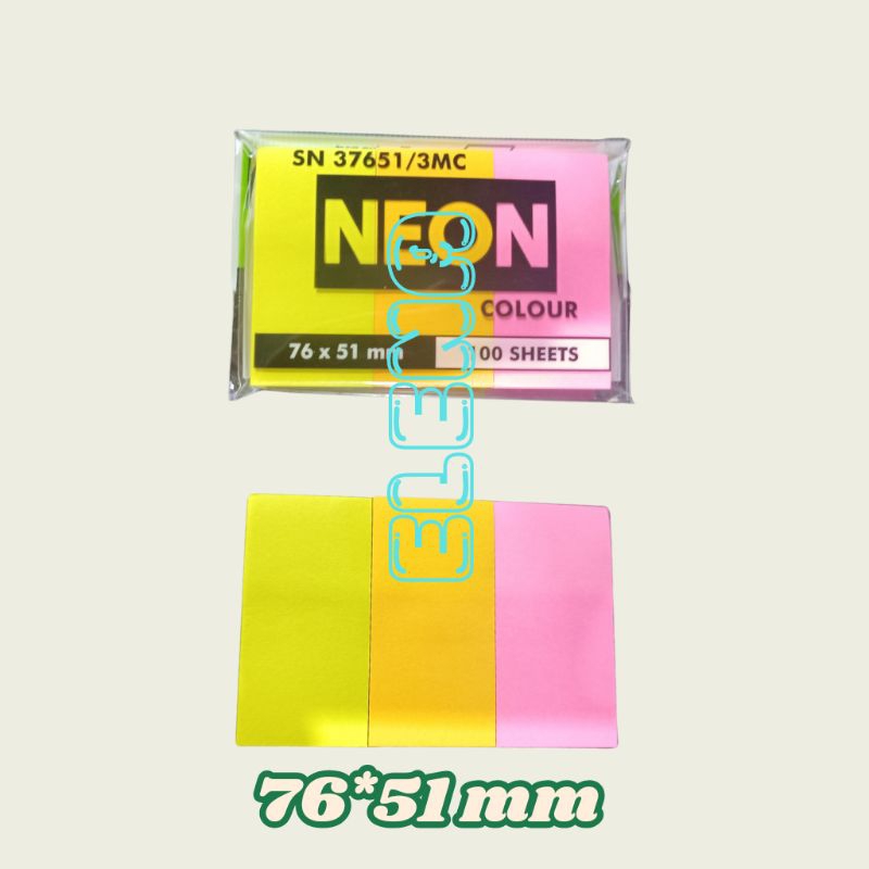

stick note sn 37651/3MC/76*51mm/100sheets/ sticky note v tec