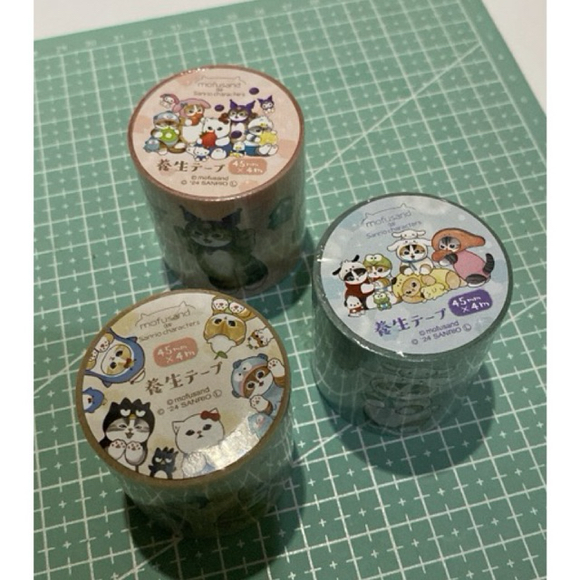 mofusand x Sanrio Characters Masking Tape