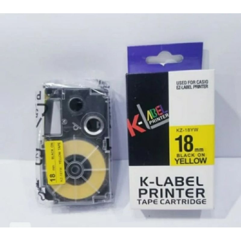 

Label K-LABEL 18 mm Compatible EZ Tape Printer 18mm