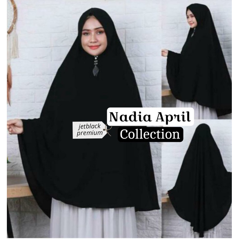 Khimar Syari Jumbo | Bahan Jetblack Premium | Hijab Umroh