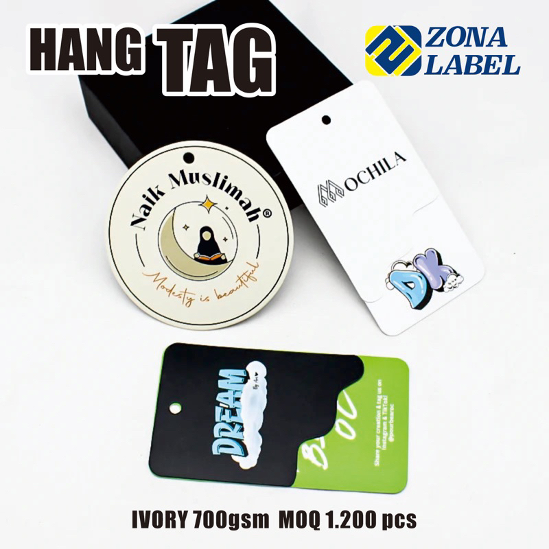 

hangtag baju | tag label baju | label nama baju